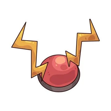 Panic button illustration イラスト素材