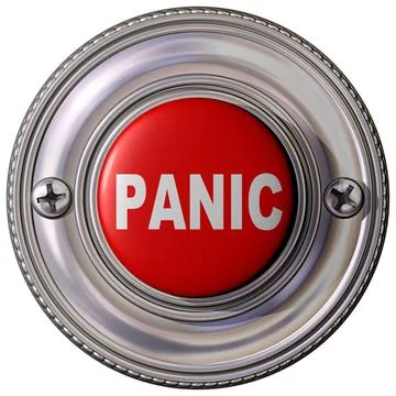 Panic Button Isolated illustration of an emergency panic button Copyright:... Stock Photos