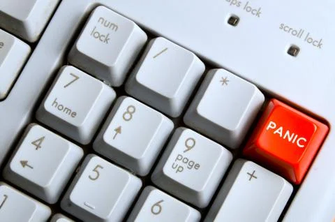 Panic Button Stock Photos