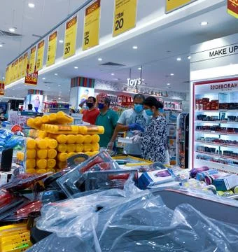 Panic buying during coronavirus outbreak Stock Photos