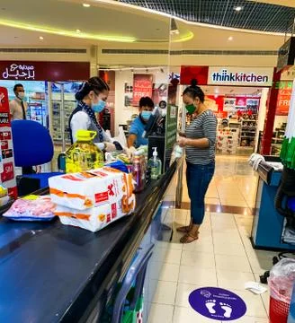 Panic buying during coronavirus outbreak Stock Photos
