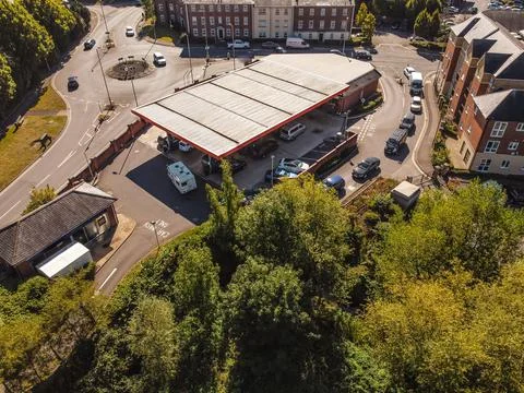 Panic buying of fuel sets in. Stock Photos