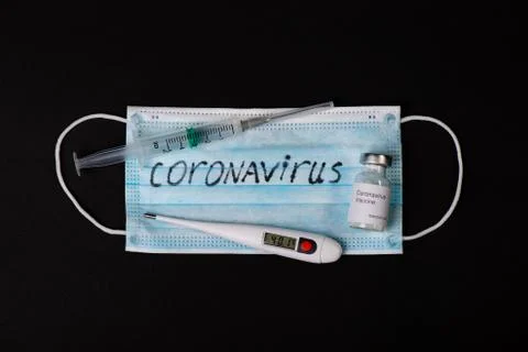 Panic Covid-19 Coronavirus outbreak concept. Coronavirus protective surgical  Stock Photos