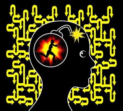 Panic Disorder Stockillustratie