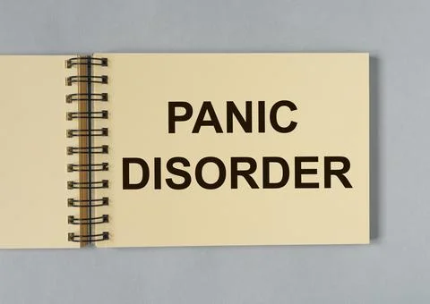 Panic disorder words, concept. Mental problems of self Stock Photos