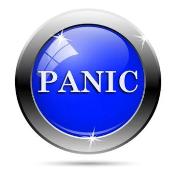 Panic icon Illustrazione stock