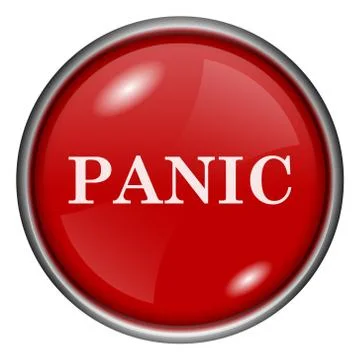 Panic icon Illustrazione stock