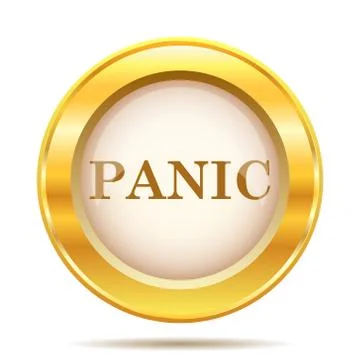 Panic icon Illustrazione stock