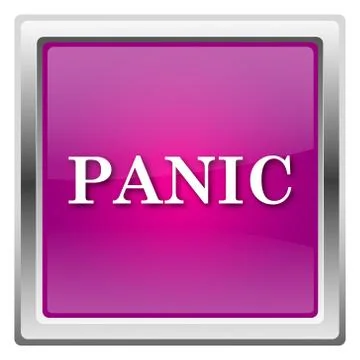 Panic icon Illustrazione stock
