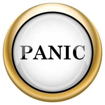 Panic icon Stock Illustration