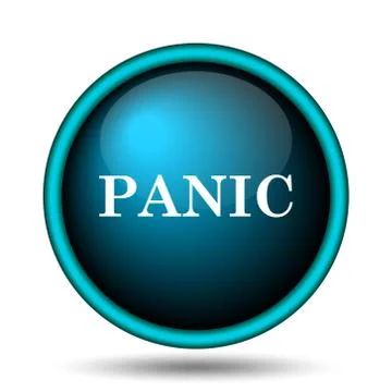 Panic icon Illustrazione stock