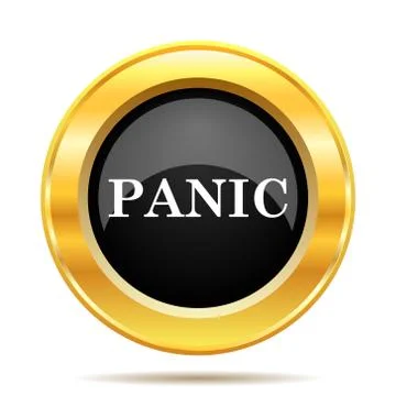 Panic icon Illustrazione stock