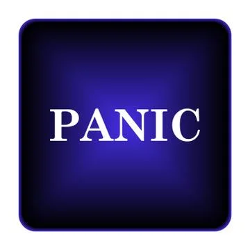 Panic icon Stock Illustration