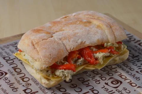 Panini de pollo Stock Photos