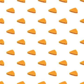 Panini sandwich pattern for food and snack design Stock Illustration