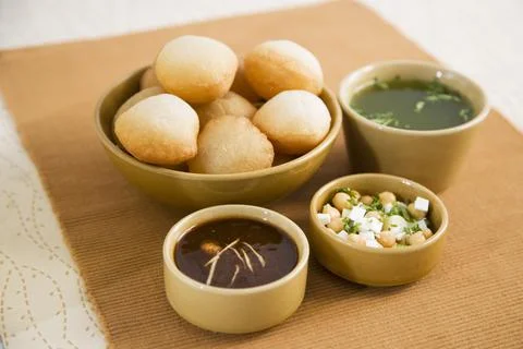 Panipuri 库存照片