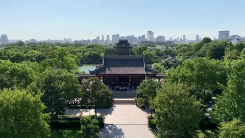 Panmen garden view in Suzhou Stock-Footage 342631334