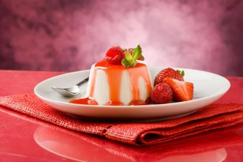Panna cotta Stock Photos