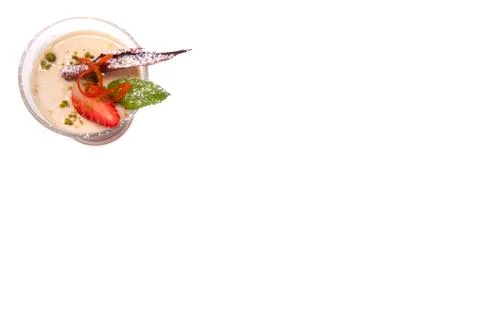 Panna cotta Foto stock