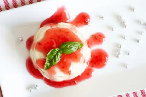 Panna cotta Stock Photos