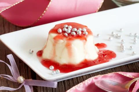 Panna cotta Stock Photos