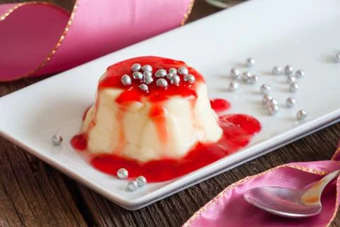 Panna cotta Stock Photos