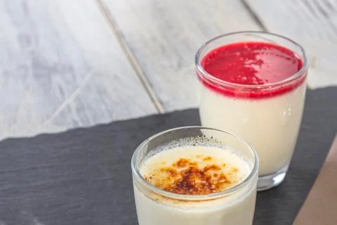 Panna cotta Stock Photos