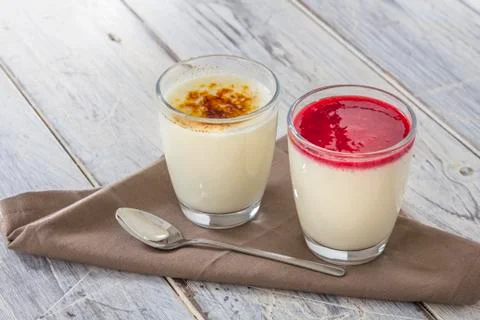 Panna cotta Stock Photos