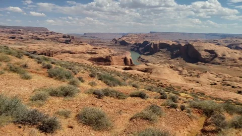 Panned view of Grey Mesa Stock Footage 116567756