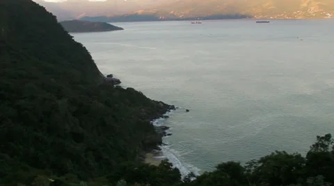 Panning Across the Bay Video stock 25572545