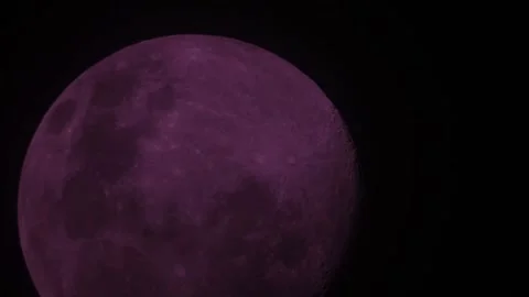 Panning Across Moon Stock Footage 149226741