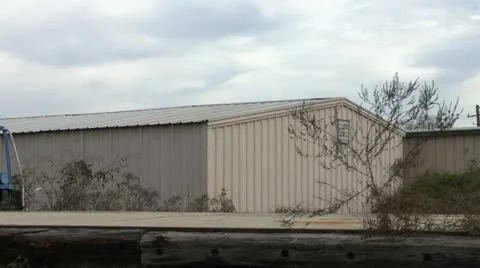Panning Across an old Abandoned Train Video stock 12760218