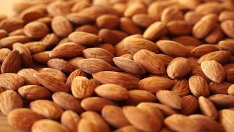 Panning almonds abstract background 114 Stock Footage 161471917