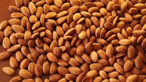 Panning almonds abstract background 124 Stock Footage 161471955