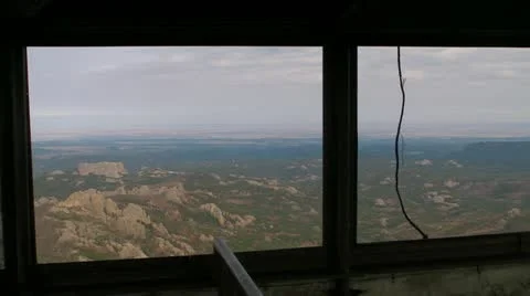 Panning around the lookout Stock-Footage 11804130