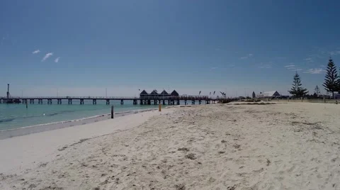 Panning at Busselton Jetty Stock Footage 59781095