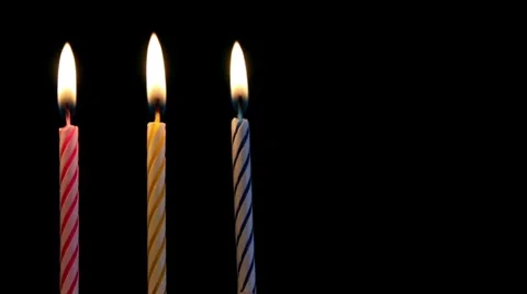 Panning Candles Stock Footage 8828357