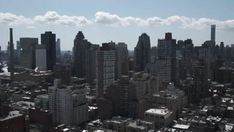 Panning Cityscape Clouds Stock Footage 238719114