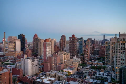 Panning Cityscape Timelapse (2 of 4) Stock Footage 139867965