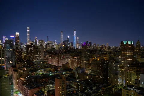 Panning Cityscape Timelapse (4 of 4) Stock Footage 139868321