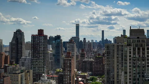 Panning Cityscape Timelapse (Four of Five) Stock Footage 247401477