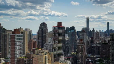 Panning Cityscape Timelapse (Three of Five) Stock Footage 247401432