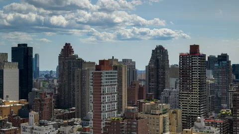 Panning Cityscape Timelapse (Two of Five) Stock Footage 247401365