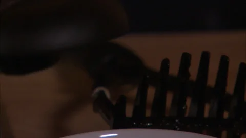 Panning close up shot of small pikelets cooking Stock Footage 87395060