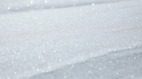 The panning direction by sparkling snow Stock Footage 53480336