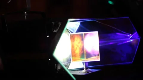 Panning disco lighting Stock Footage 156054343