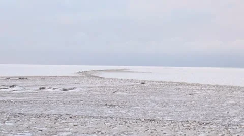 Panning Hudson Bay Stock Footage 9910530