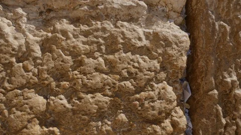 Panning Of Kotel, Jerusalem , Israel Stock Footage 90590863