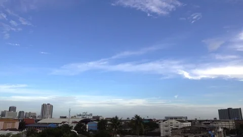 Panning Landscape blue sky Video stock 89680750