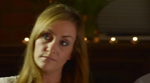 Panning Left Across an Awkward Couple Stock Footage 59348224